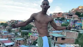 Marcus Brown Gets Handjob From Cute Latino Twink 18+ in Medellin POV Session