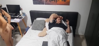 I change my clothes next to my stepfather and he doesn't look at me