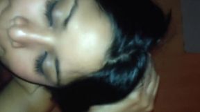 Latina Whore Gets a Cumshot Facial Treatment