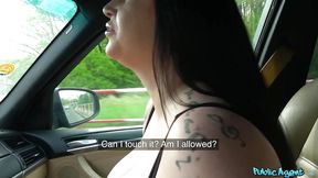 Public Agent - Pull the car over I want your BIG DICK between my BIG TITS and in my PUSSY
