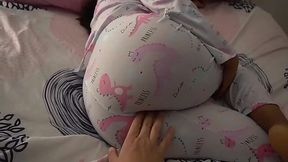 Cute latina PAWG gets her booty stroked ahead of romantic pussyfuck