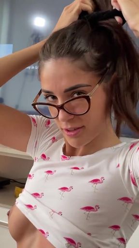 My Stepsister Studying and I Interrupt Her To Stick My Cock In Her   Clip 2