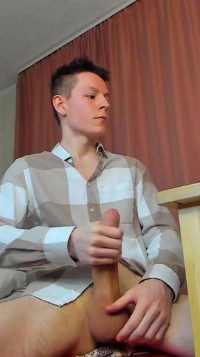 Jaw-dropping moment from "long abstinence of a twink"