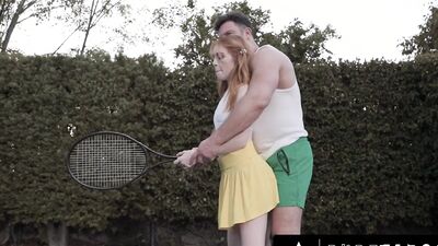 PURE TABOO Moody Teen Madi Collins Spites Stepmom By Fucking Her Hot Tennis Coach