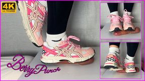 Asics Cock Trampling - Grooved Sole Sneakers Cock Crush - Shoejob - CBT - Ball Stomping - Trampling - Foot Fetish - 4K