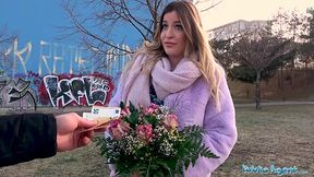 Sexy Stranger Refuses $100 and $200, but $300 Opens Her Legs