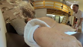 behind the scenes of bbw granny babet gets her pussy pounded