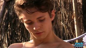 ZackRandall Handsome Derrick Dickem Strokes His Juicy Cock Under The Sun