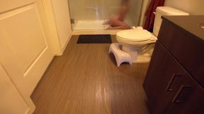 i caught my roommate riding a big sextoy, so i fucked her and got her pregnant, creampie