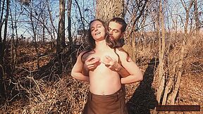 Devoutdevour - Forest Nipple Play Topless Milfs Natural Tits Sucked And Squeezed, Hairy Pussy Squirts