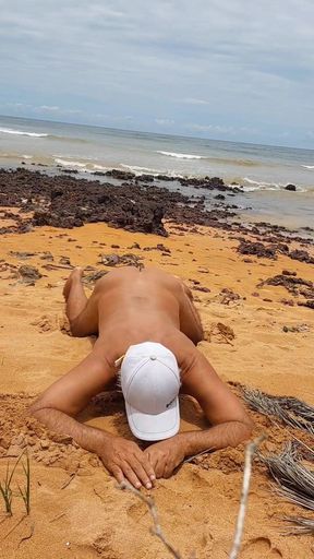 Ladysilva on the Beach Naked Very Sexy and Hot