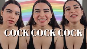 Cock, Cock, Cock - Encouraged Bi Mind Fuck with Countess Wednesday - Make Me Bi, Imposed Bi, Gay Encouragement MP4 1080p