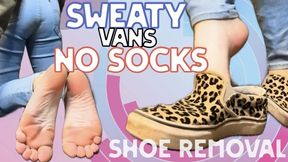 Sweaty Vans No Socks Sole Tease