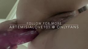 Artemisia Love can't stop stuffing her ass ( full video on OnlyFans @ Artemisialove101 )