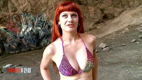 hot foursome with gina snake and lili lou in a cave
