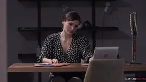 Naughty Asian Secretary Polly Pons Takes Her BBC Colleague up Her Ass
