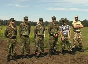 Horny gay soldiers