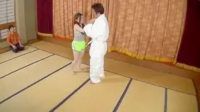 Busty Teen's Karate Lesson Turns Steamy Encounter With Master