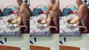 novinha passa todas as tardes na cama desse veiooo ela gostaaa