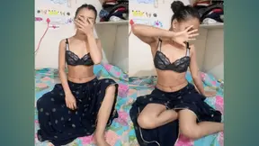 SORRY STEP-SISTER &mdash;  Desi Village teen step-sister xxx video &mdash;  Indian beautiful village step-sister sex video &mdash;  full story Hindi Clear Audio