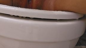 Toilet Toothbrush Orgasm & Pee Squirts
