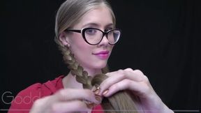 Hair Braiding Cock Tease
