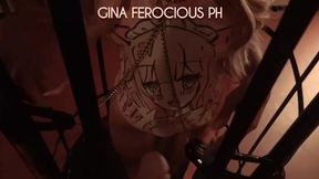 sexy busty latina gina ferocious fucked in bdsm dungeon cosplay