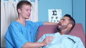 Alexsander Freitas and Micah Andrews fuck at the doctor's office