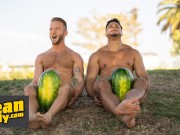 SEAN CODY - Hunk Alex Rockham Shows Off His Strength While Jason Emre Enjoys The View