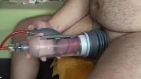 Pumping my cock and masturbate my big thick cock finally