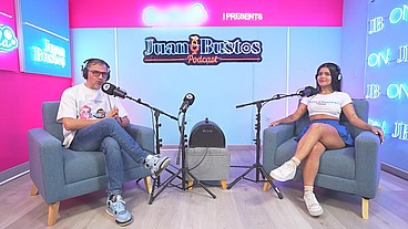 Hot brunette CamilaHenao has an extreme orgasm after receiving all the cum in her mouth!