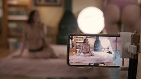 Brunette Baby Nicols And Julia Roca Explore Food Fetish Fun