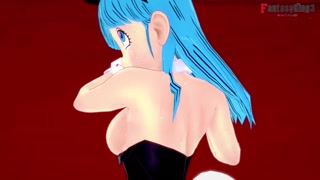 Bulma Bunny Costume hard sex | Dragon ball | Pov and normal hentai uncensored