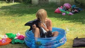 Paddling pool fun! Summer bank holiday!
