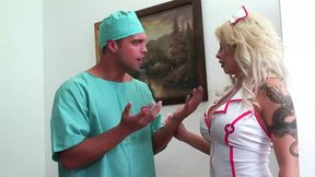 Spectacular nurse gets pussy slammed by her doctor