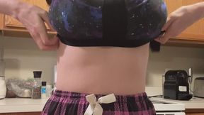 Pajama Big Boobs Tease