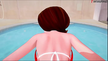 Helen Parr POV sex in the hotsprings | POV | The Incredibles | Thanks