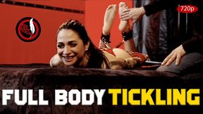 Feet Oiled and Tickled - KIM Hogtied and Tickled on the Bed! Extreme Foot Fetish Tickle Domination for Ticklish Albanian Defenseless Girl, Ponytail Tied Up Face Down! Feet and Armpit Tickling with Hands, Hairbrush and Glove | The Pose - 720P HD