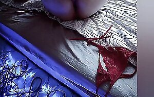 Trans mommy feeds you her cum in POV video. I masturbate non-stop in bed and in the shower