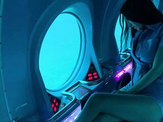 PUBLIC MASTURBATION WITH LOVENSE (LUSH) PART 6 Climax on a submarine