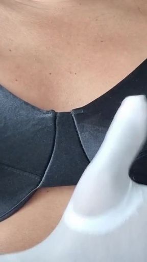 Emotional moment from "Three different bra fillers, which one is your favorite?"