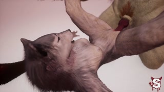 Sexy furries fuck a big cock outdoors in Wild Life hardcore sex