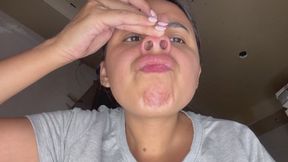 Nose Pinching