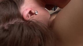 blonde and brunette 69 pussy licking