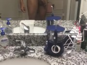 Lightskin teen wags his soft dick