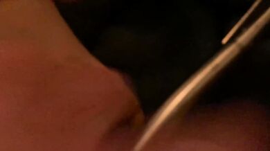 Warming up and double sounding rod penetration of urethra while playing with my pussy, edging, clit