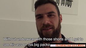 Twinks enjoy raw anal with their bearded lover's big cock