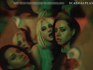 Aubrey Plaza & Vanessa Dubasso Lesbian Scene - ScandalPlanet