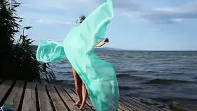 EXPERIENCED ONE in a Bikini Showcases Her Sexy Dance Moves on Windy Beach