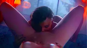 Lesbian Sweethearts Explore Desire in Steamy 3D Animated Tryst